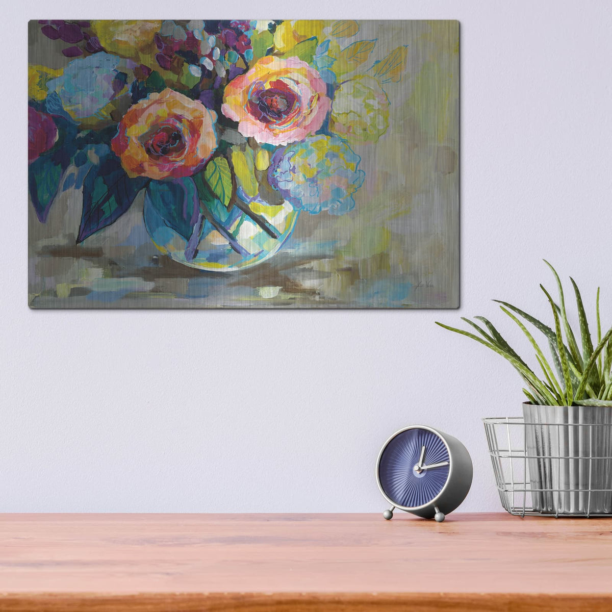 'Light Study' by Jeanette Vertentes – Metal Wall Art, 16x12 room view