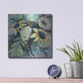 'Sage and Sunflowers II' by Jeanette Vertentes – Metal Wall Art, 12x12 room view