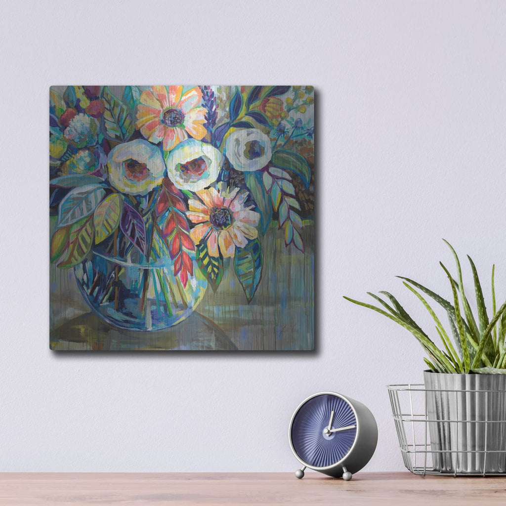 'Joy' by Jeanette Vertentes – Metal Wall Art, 12x12 room view
