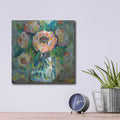 'Pink' by Jeanette Vertentes – Metal Wall Art, 12x12 room view