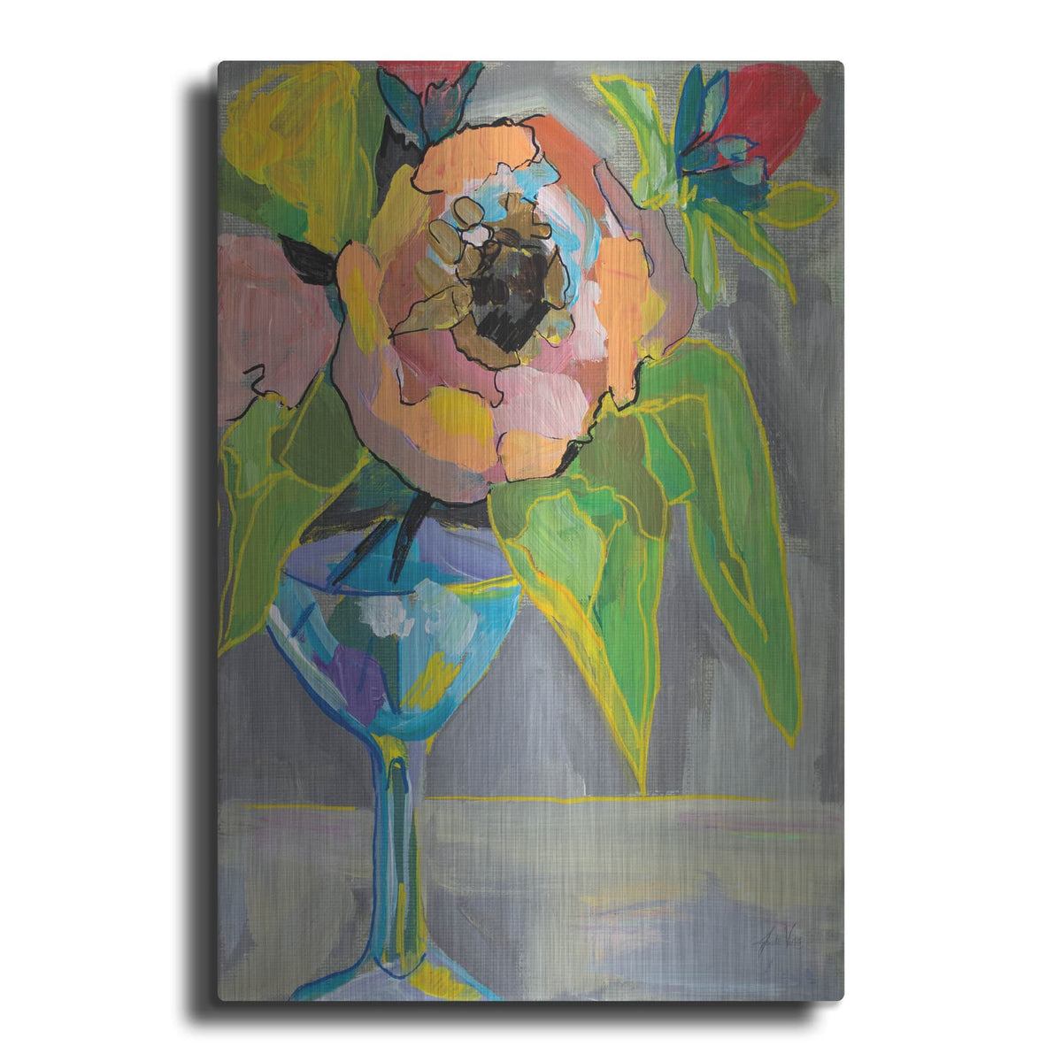 'Half Fun' by Jeanette Vertentes – Metal Wall Art