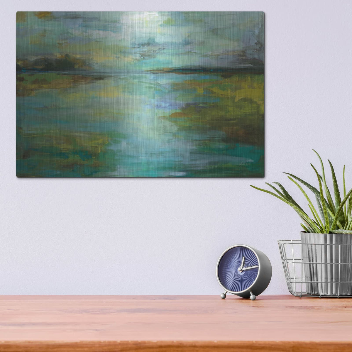 'Serene' by Jeanette Vertentes – Metal Wall Art, 16x12 room view