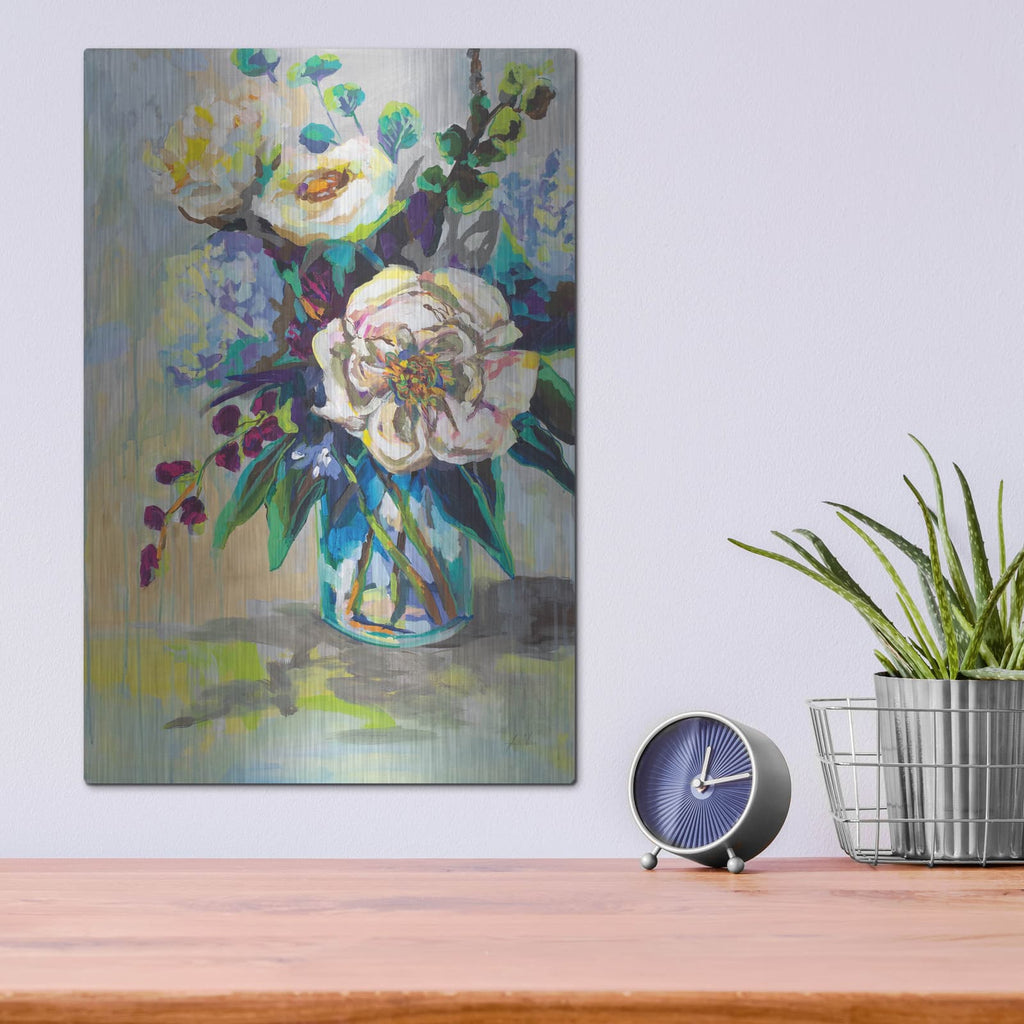 'Glowing' by Jeanette Vertentes – Metal Wall Art, 12x16 room view