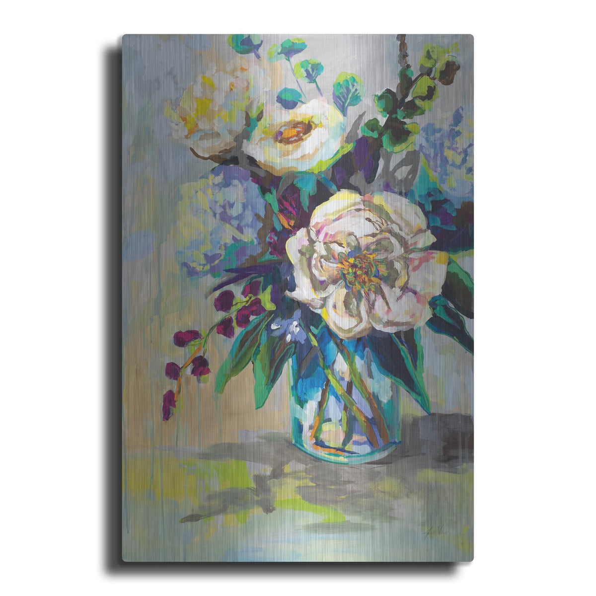 'Glowing' by Jeanette Vertentes – Metal Wall Art