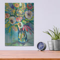 'Color Burst' by Jeanette Vertentes – Metal Wall Art, 12x16 room view