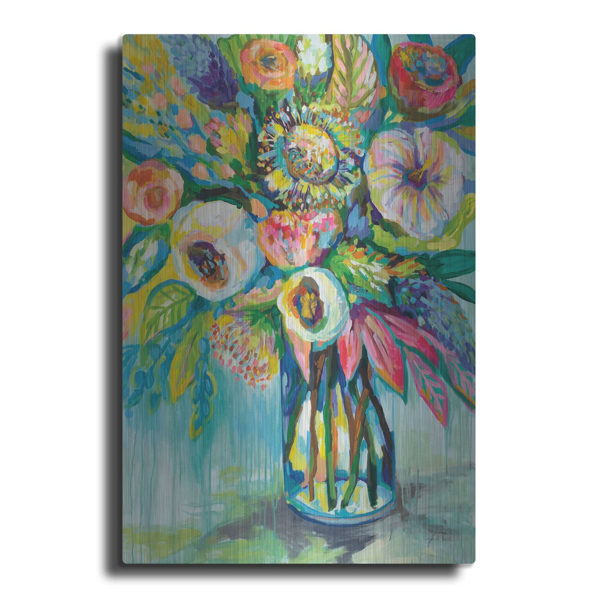 'Color Burst' by Jeanette Vertentes – Metal Wall Art