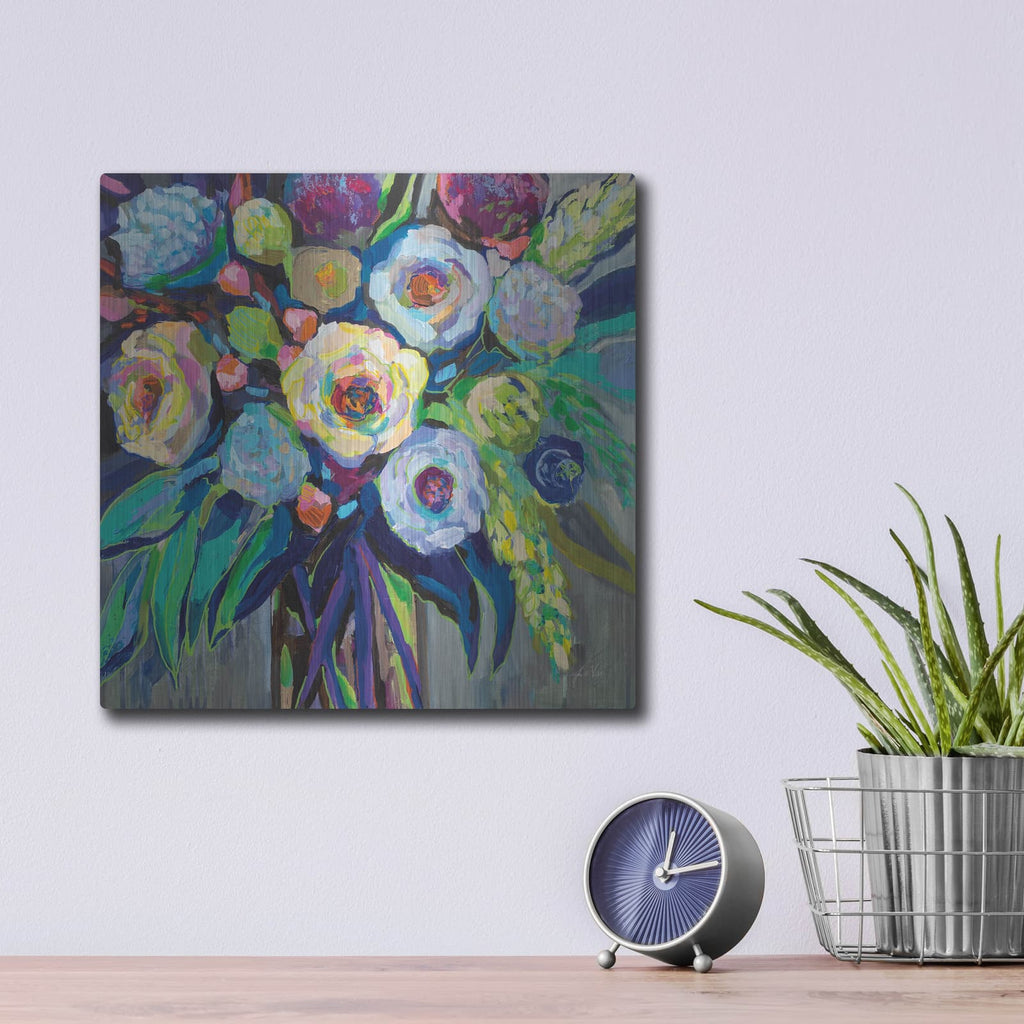 'Nighttime' by Jeanette Vertentes – Metal Wall Art, 12x12 room view