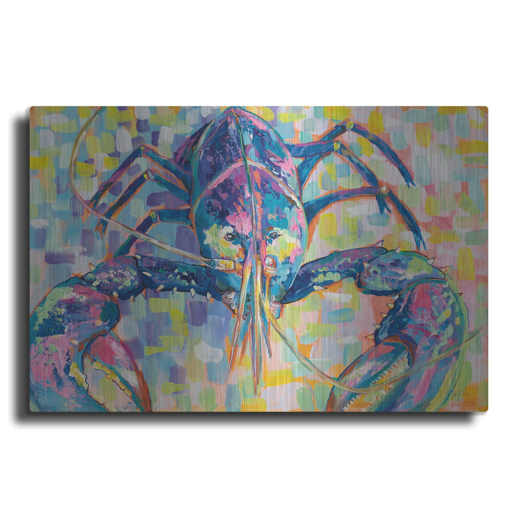 'Lilly Lobster II' by Jeanette Vertentes – Metal Wall Art