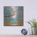 'Coastal Plover III' by Jeanette Vertentes – Metal Wall Art, 12x12 room view
