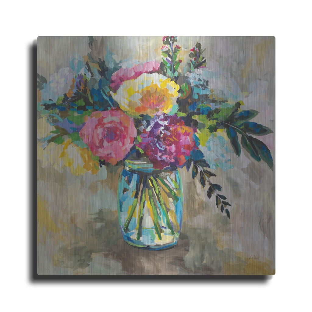 'Masons Bouquet' by Jeanette Vertentes – Metal Wall Art