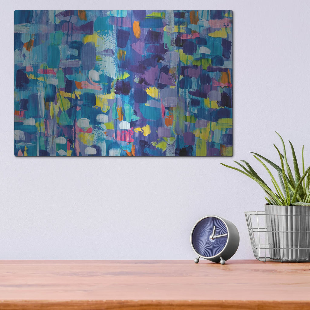 'Gaiety' by Jeanette Vertentes – Metal Wall Art, 16x12 room view