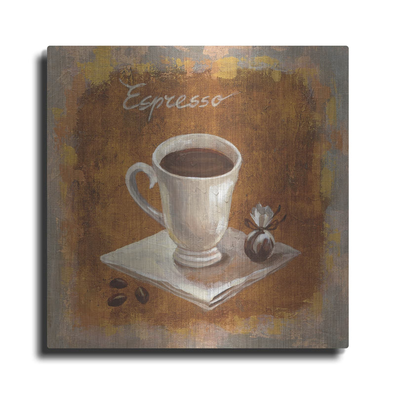 'Coffee Time IV' by Silvia Vassileva – Metal Wall Art