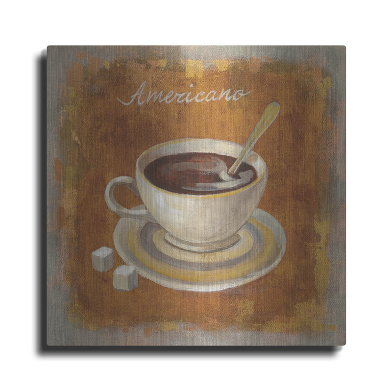 'Coffee Time VI' by Silvia Vassileva – Metal Wall Art