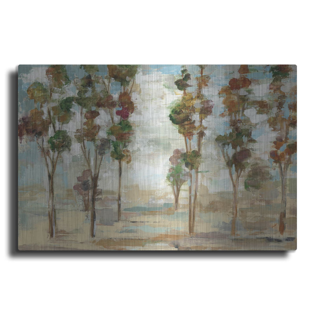 'Serene Forest' by Silvia Vassileva – Metal Wall Art