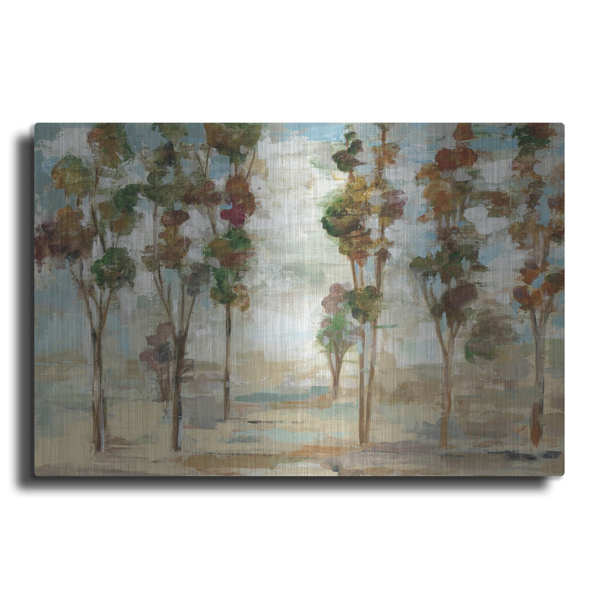 'Serene Forest' by Silvia Vassileva – Metal Wall Art