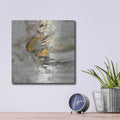 'Amber Ring' by Silvia Vassileva – Metal Wall Art, 12x12 room view