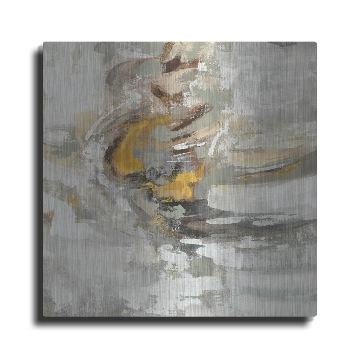 'Amber Ring' by Silvia Vassileva – Metal Wall Art