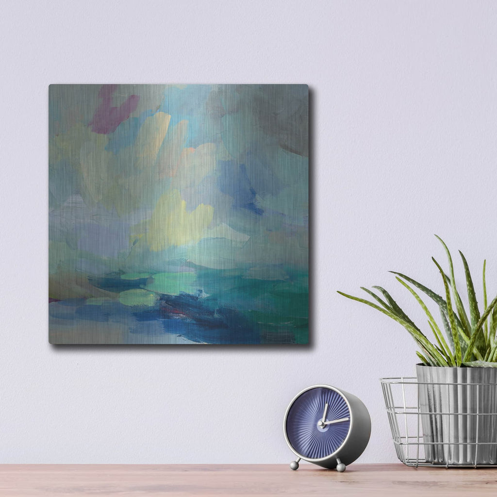 'Storm I' by Silvia Vassileva – Metal Wall Art, 12x12 room view