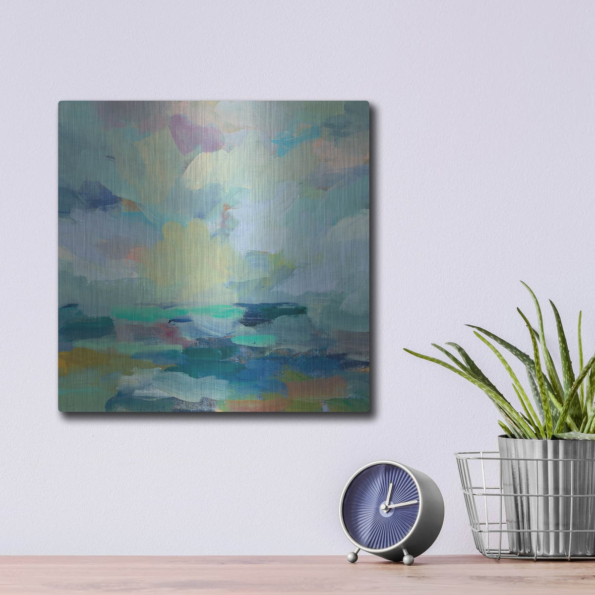 'Storm II' by Silvia Vassileva – Metal Wall Art, 12x12 room view