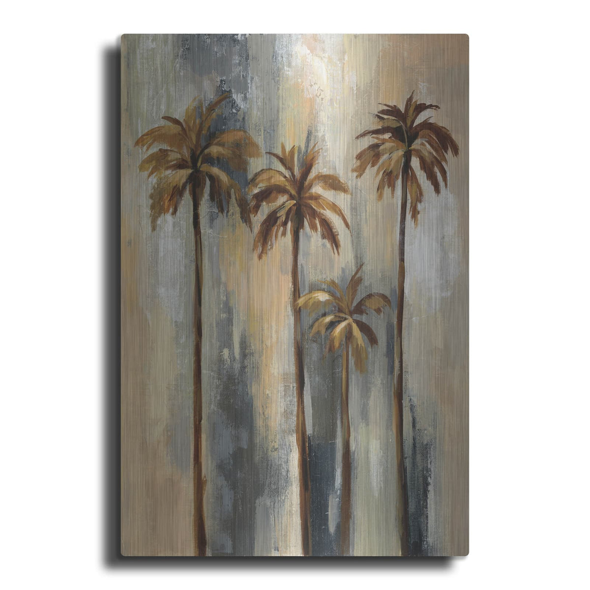 'Palm Trees II' by Silvia Vassileva – Metal Wall Art