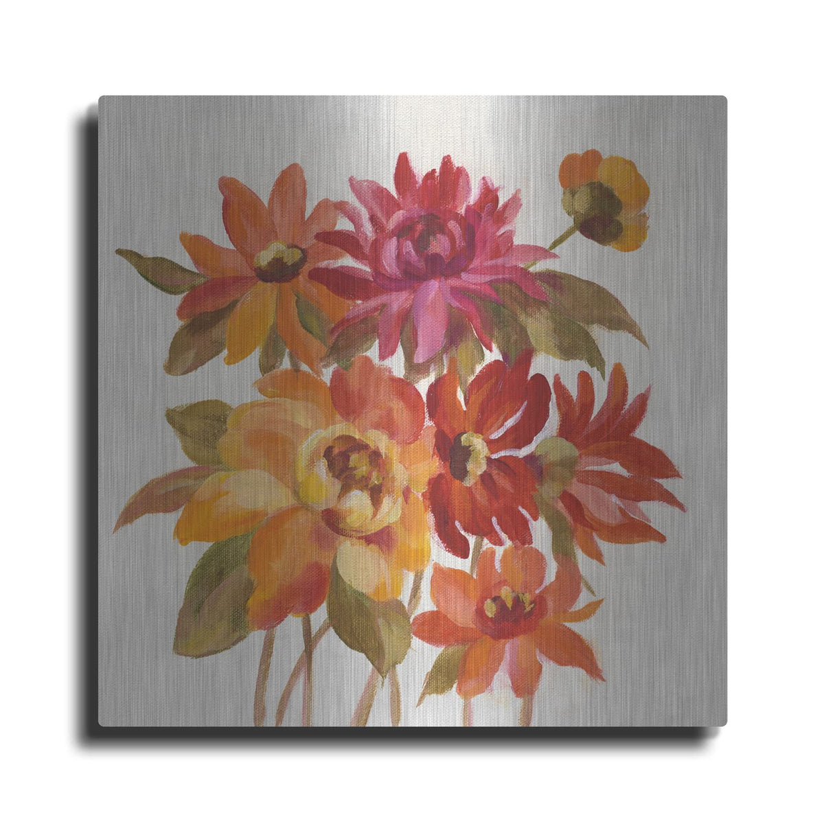 'English Garden I' by Silvia Vassileva – Metal Wall Art