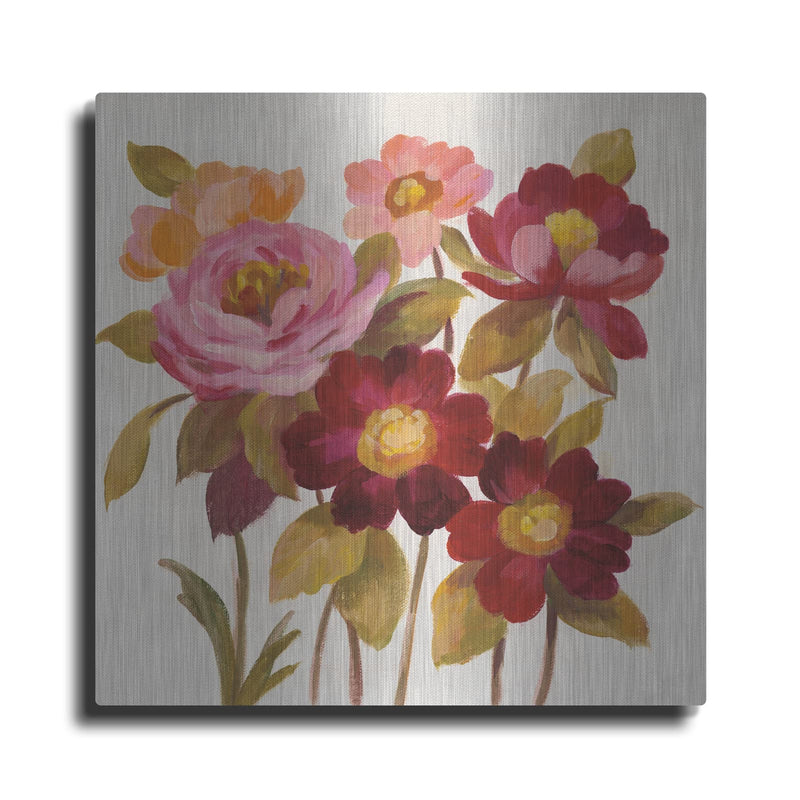'English Garden IV' by Silvia Vassileva – Metal Wall Art