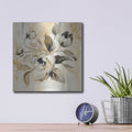 'English Rose II' by Silvia Vassileva – Metal Wall Art, 12x12 room view