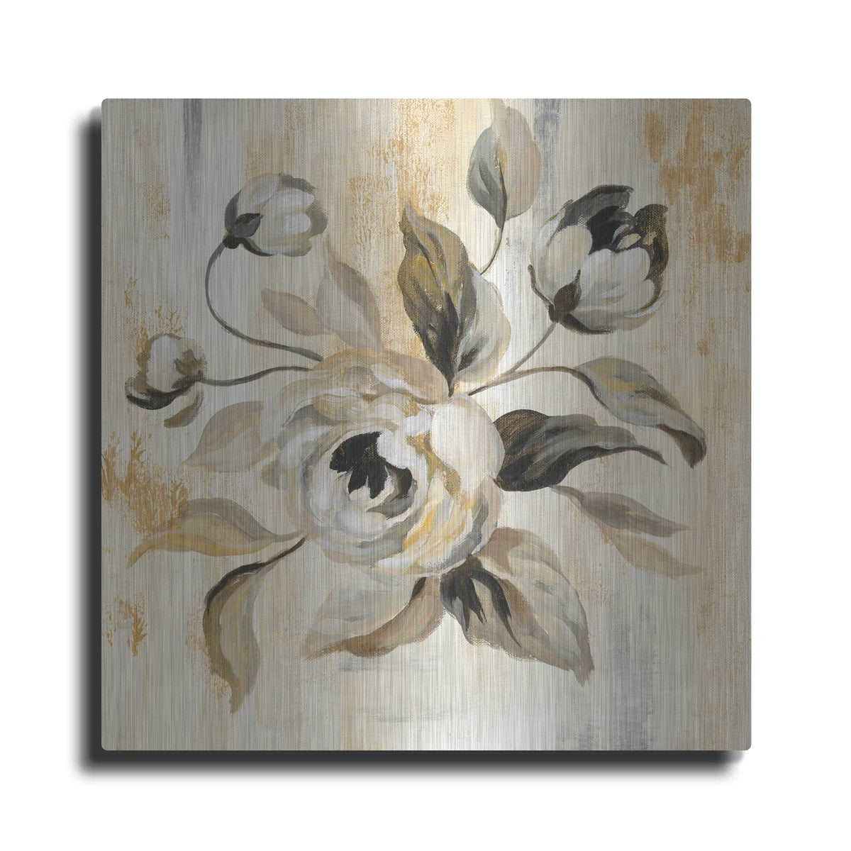 'English Rose II' by Silvia Vassileva – Metal Wall Art