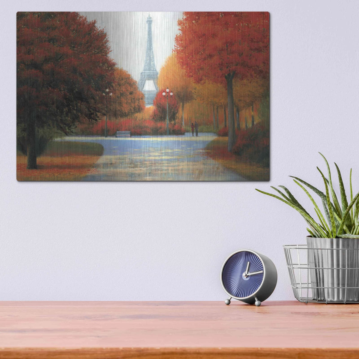 'Paris' by James Wiens – Metal Wall Art, 16x12 room view