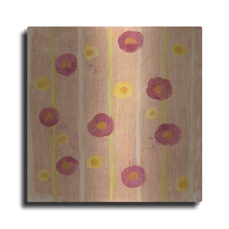 'Breezy Floral Element 2' by Silvia Vassileva – Metal Wall Art