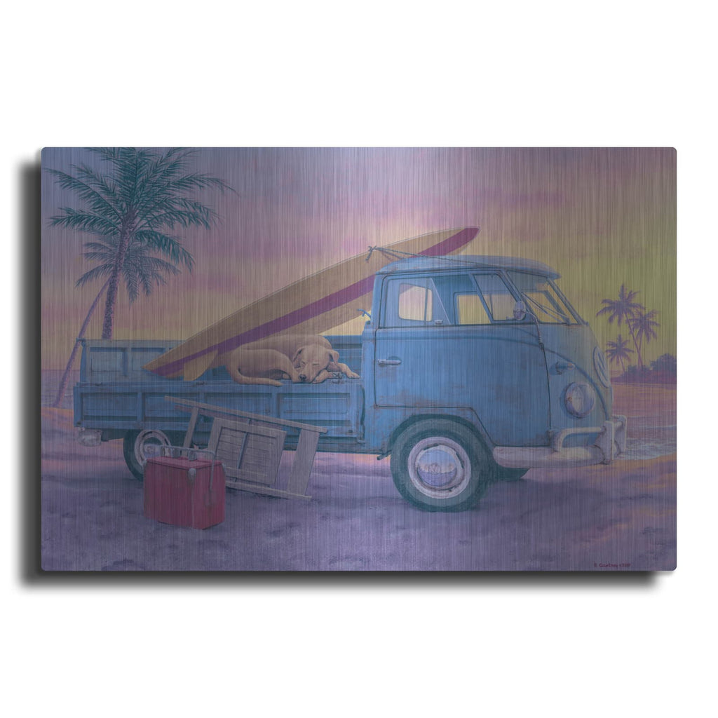 'The Beach Boy' by Richard Courtney – Metal Wall Art