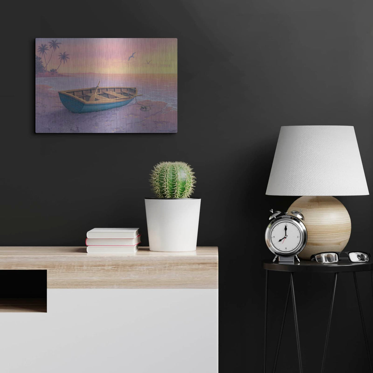 'Life Is But A Dream' by Richard Courtney – Metal Wall Art, 24x16 room view