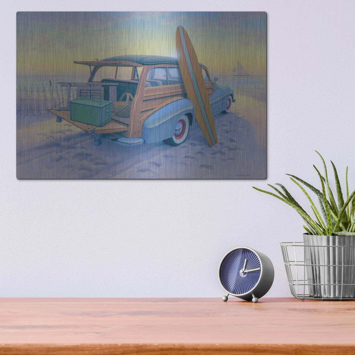 'Ready to Go' by Richard Courtney – Metal Wall Art, 16x12 room view