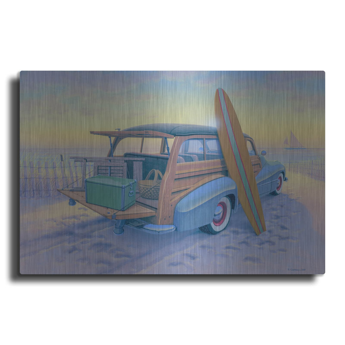 'Ready to Go' by Richard Courtney – Metal Wall Art