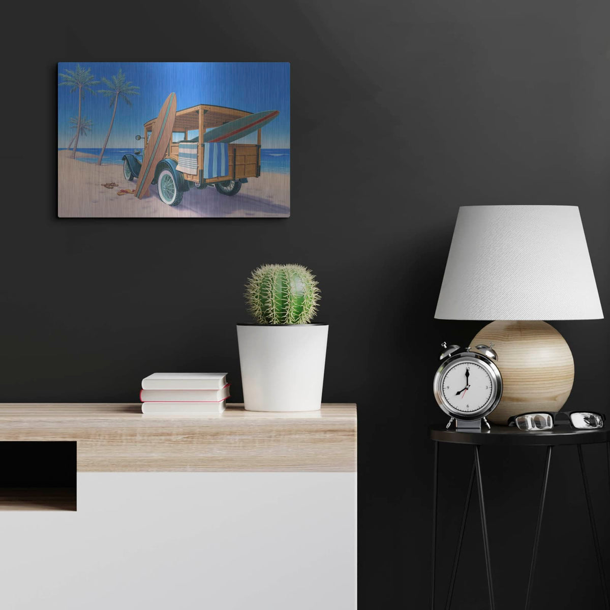 'The Good Ole Days' by Richard Courtney – Metal Wall Art, 24x16 room view