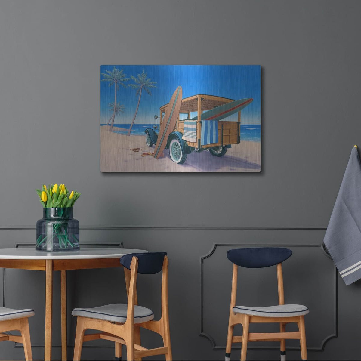'The Good Ole Days' by Richard Courtney – Metal Wall Art, 36x24 room view
