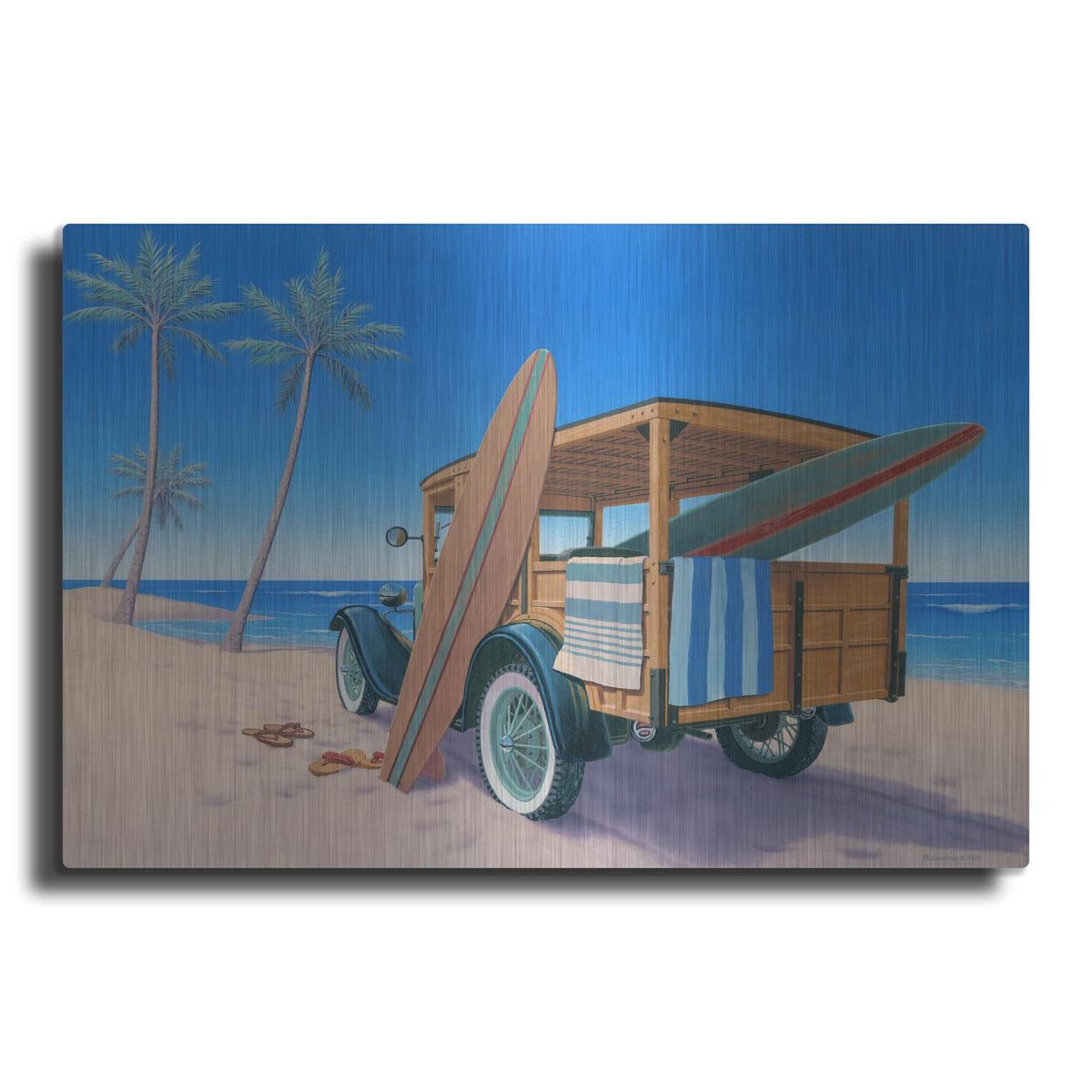 'The Good Ole Days' by Richard Courtney – Metal Wall Art
