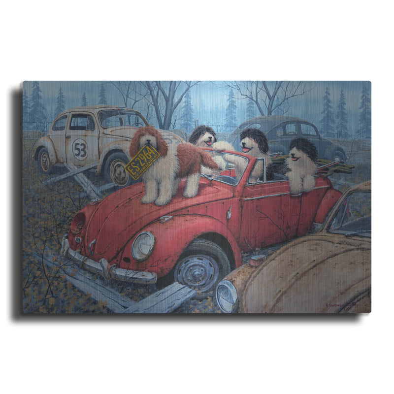 'The Beetles' by Richard Courtney – Metal Wall Art