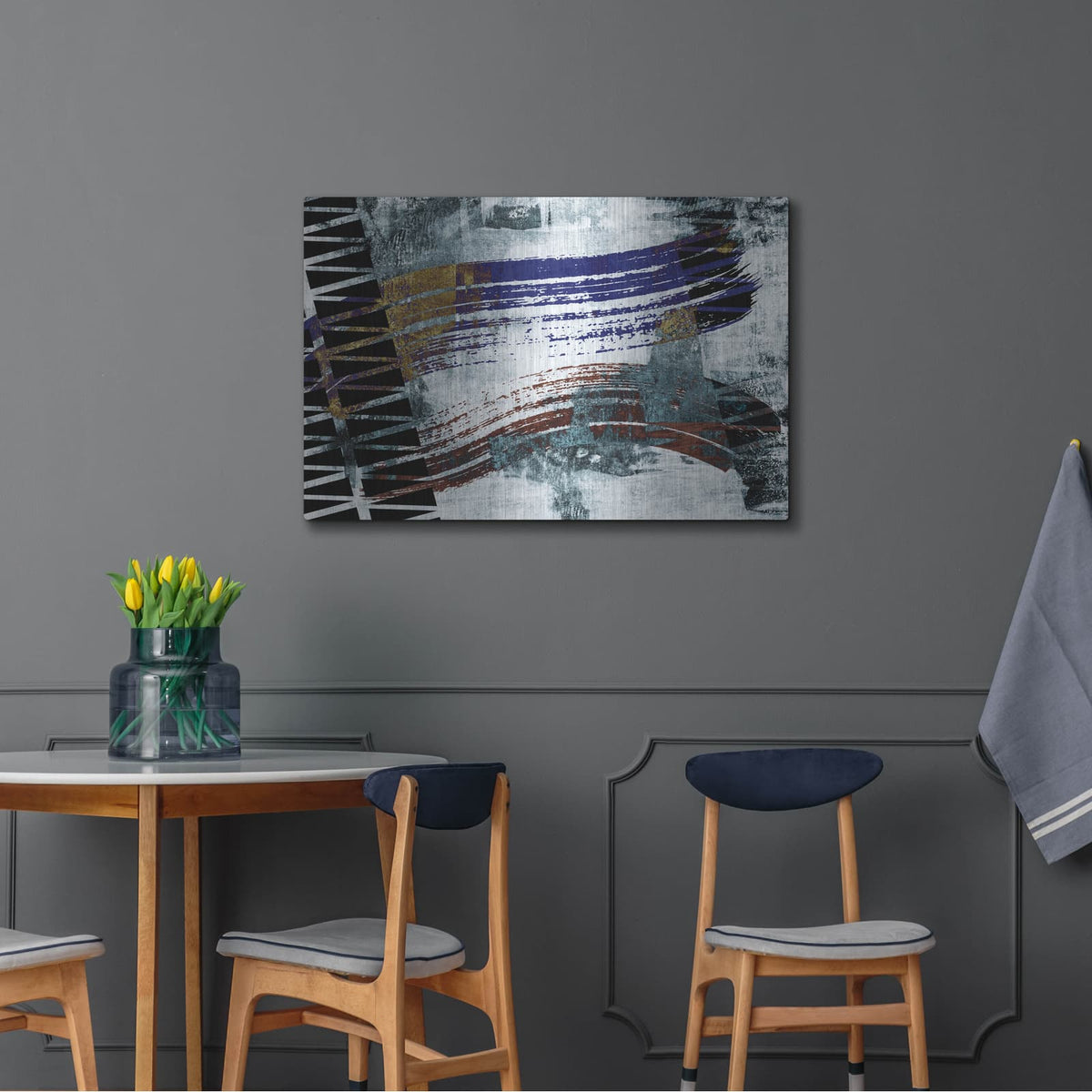 'Clamorous' by Delores Naskrent – Metal Wall Art, 36x24 room view