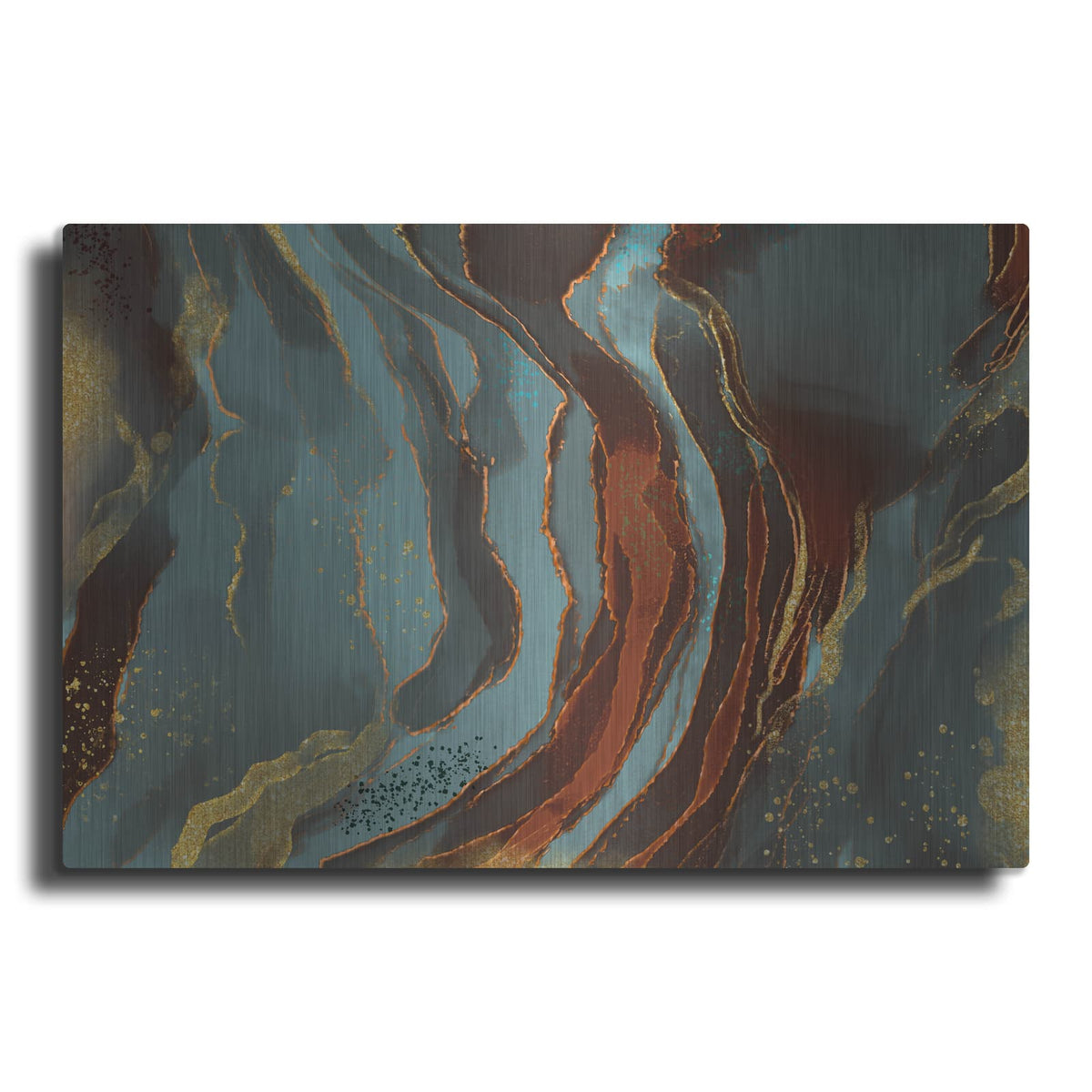 'Velvet Shimmer' by Delores Naskrent – Metal Wall Art