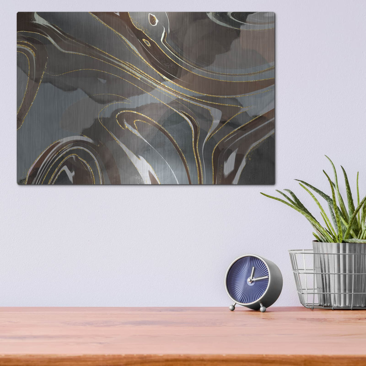 'Durango Valley' by Delores Naskrent – Metal Wall Art, 16x12 room view