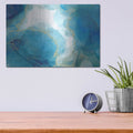 'Partly Cloudy' by Delores Naskrent – Metal Wall Art, 16x12 room view