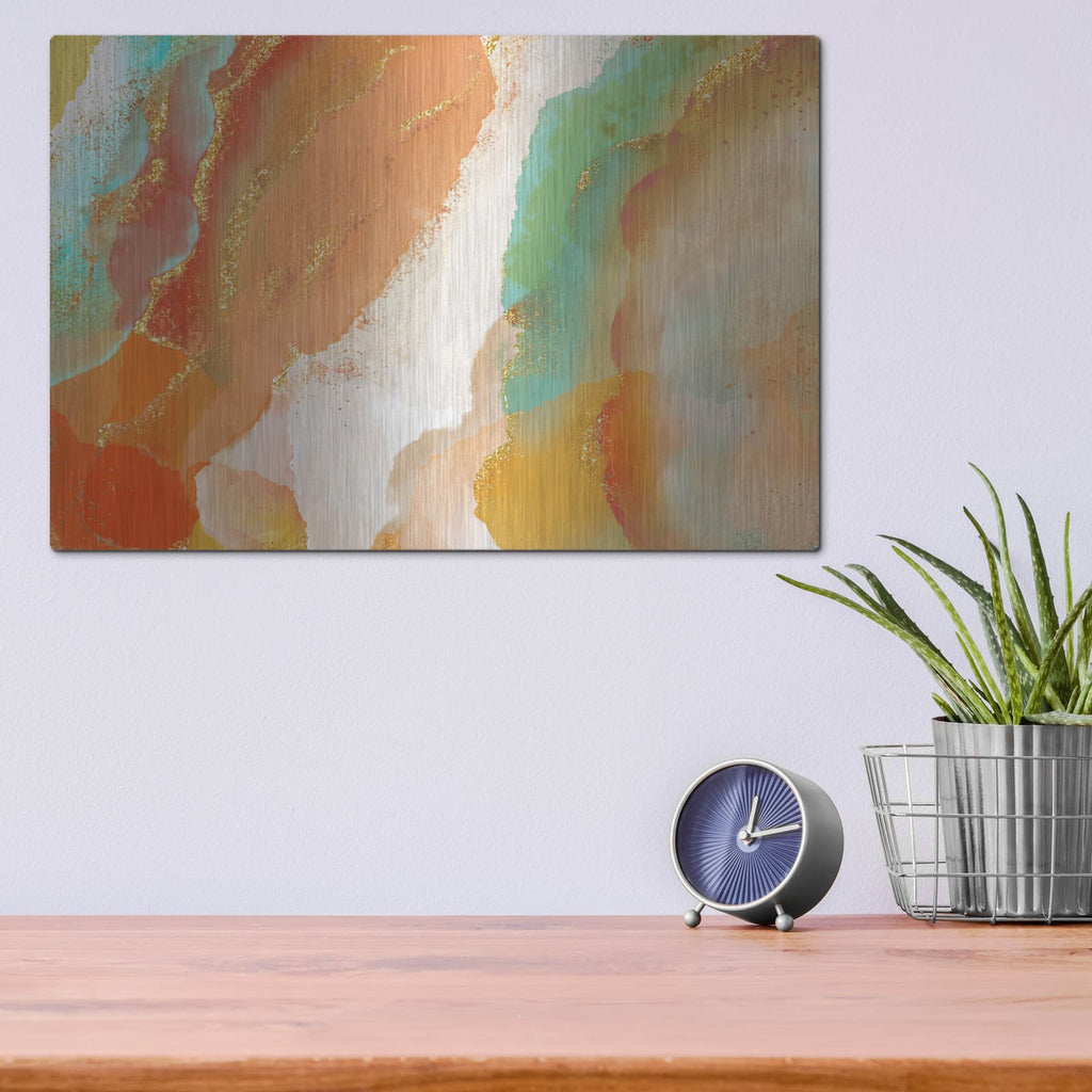 'Copperhead Row' by Delores Naskrent – Metal Wall Art, 16x12 room view