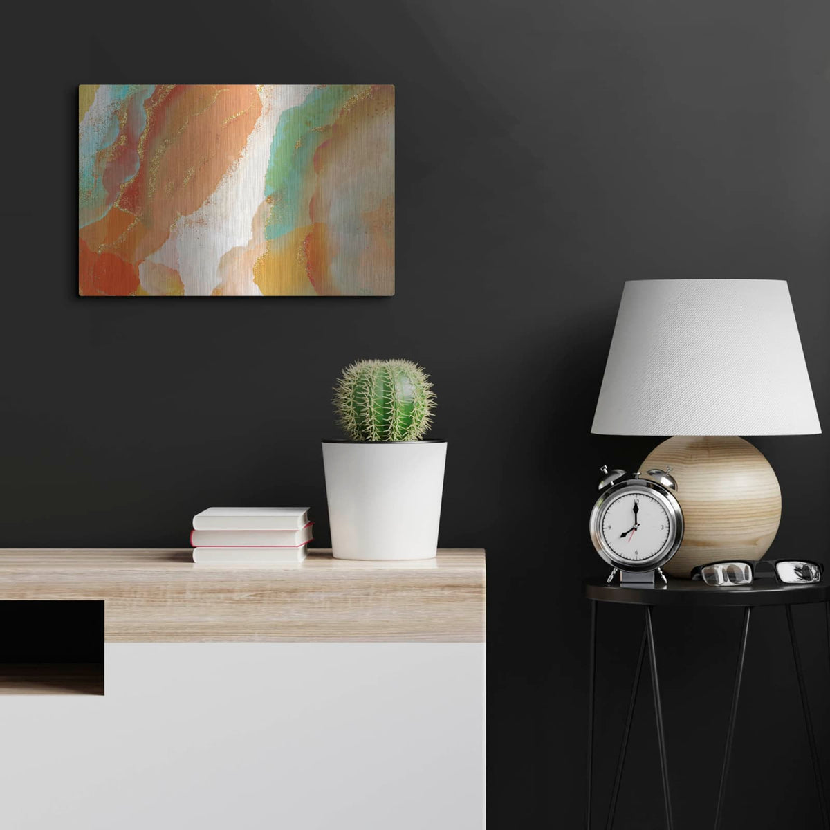 'Copperhead Row' by Delores Naskrent – Metal Wall Art, 24x16 room view