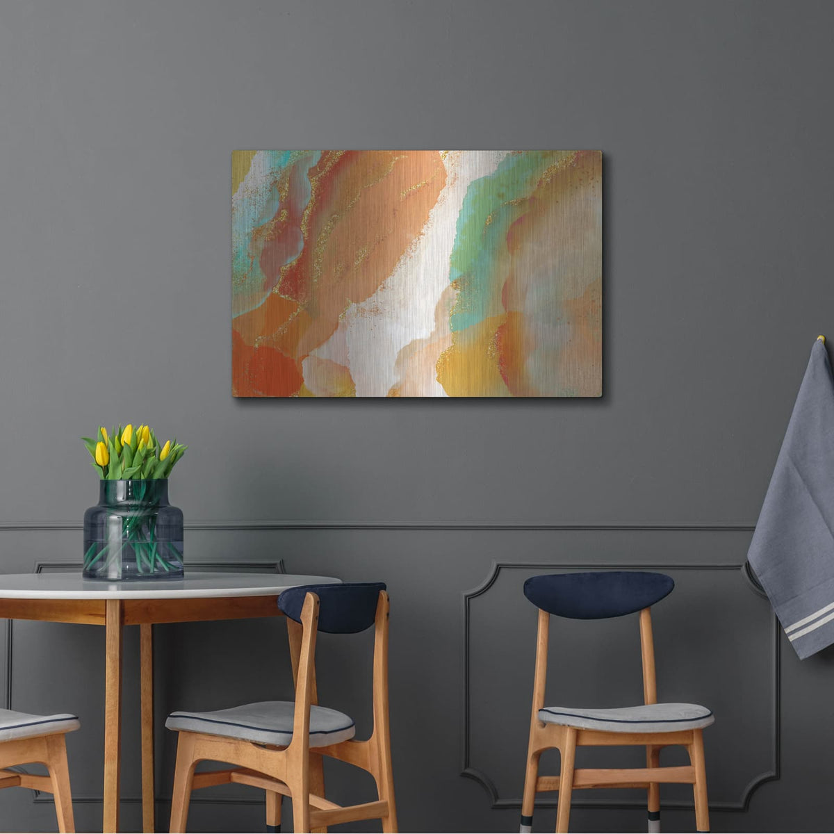 'Copperhead Row' by Delores Naskrent – Metal Wall Art, 36x24 room view