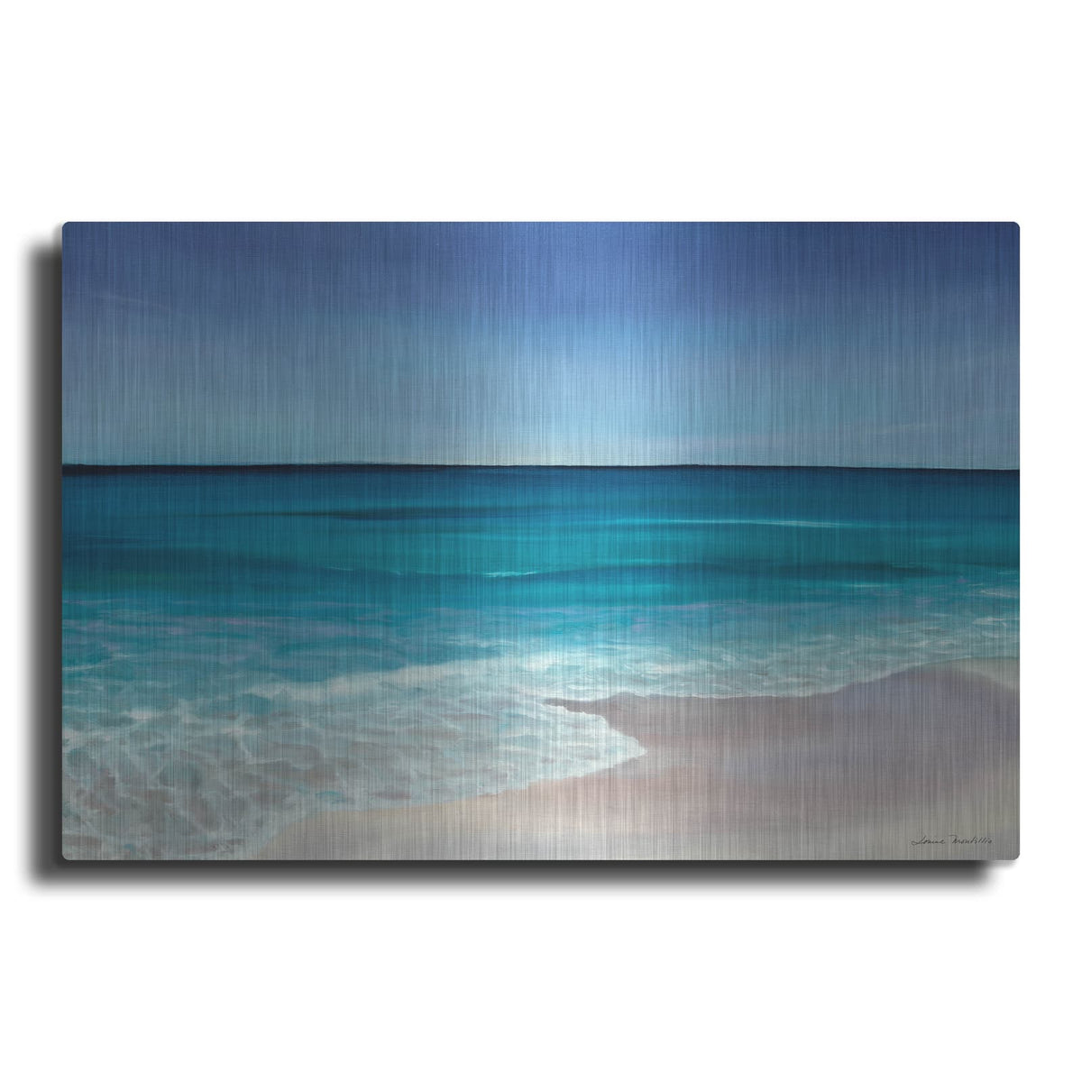 'Rippling Waves' by Louise Montillio – Metal Wall Art