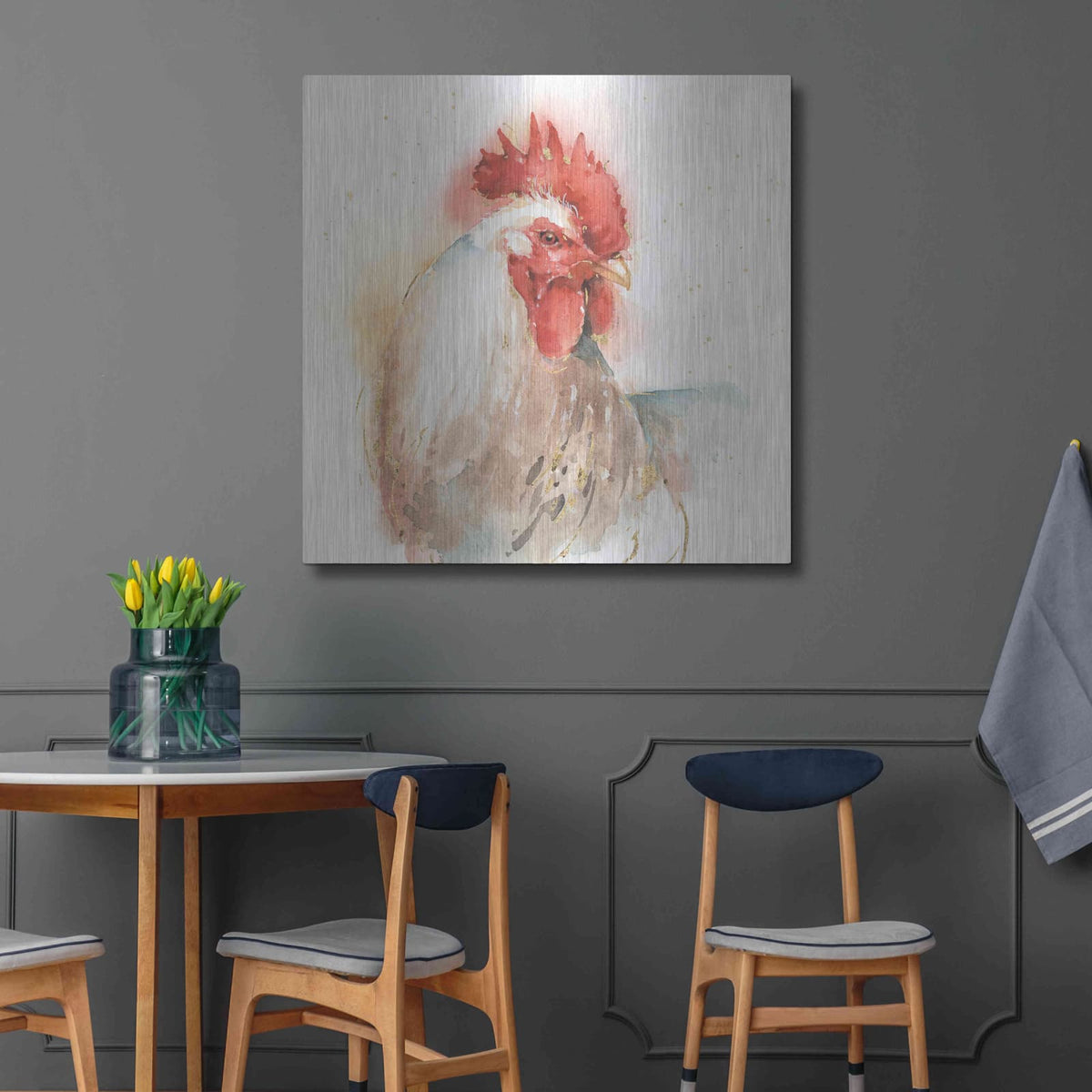 'Farm Friends V' by Lisa Audit – Metal Wall Art, 36x36 room view