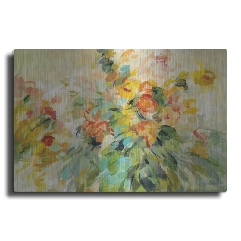 'Festive Bouquet' by Silvia Vassileva – Metal Wall Art