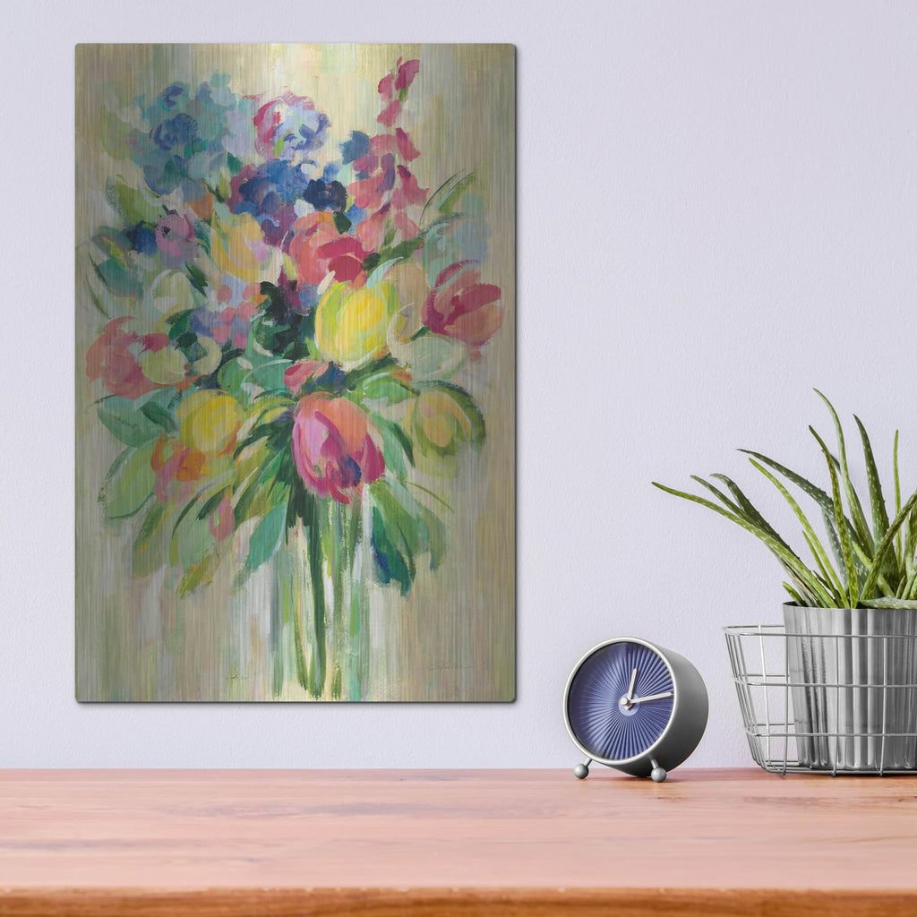 'Earthy Colors Bouquet II' by Silvia Vassileva – Metal Wall Art, 12x16 room view
