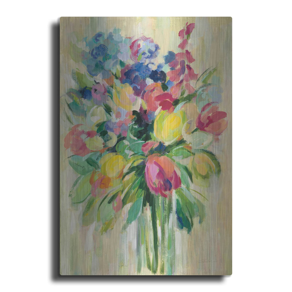 'Earthy Colors Bouquet II' by Silvia Vassileva – Metal Wall Art